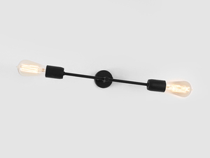 Vägglampa TWIGO WALL 2 S - svart small 0