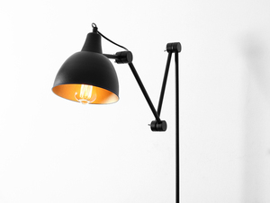 Vägglampa CustomForm Coben Wall svart 150 cm med guldfärgad skärminsida small 4