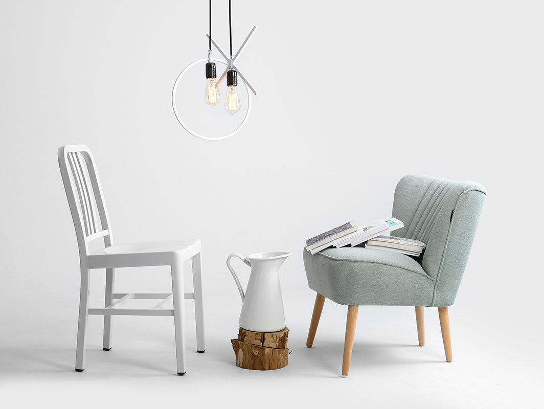 Förhandsvisning Enkel VETO hängande lampa, vit, rund Enkel VETO hängande lampa, vit, rund