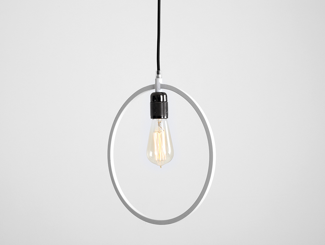 Kontrollera Enkel VETO hängande lampa, vit, rund Enkel VETO hängande lampa, vit, rund