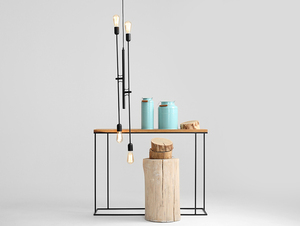 TWIGO 4 hängande lampa - svart small 2