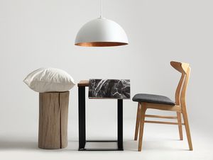 Hängande lampa LORD 50 - kopparvit small 2