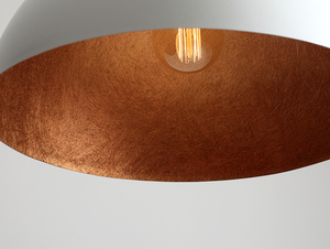 Hängande lampa LORD 50 - kopparvit small 4
