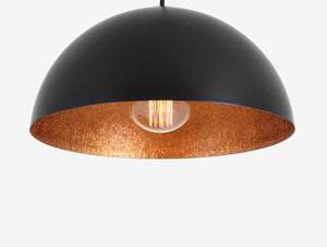 CustomForm LORD 35 pendellampa, svart med kopparfärgad insida small 3
