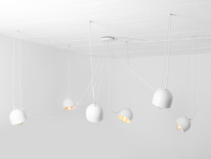 Hängande lampa POPO 6 - vit small 0