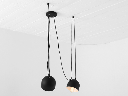 Kontrollera POPO 2 hängande lampa - svart