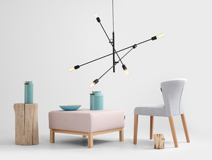 TWIGO 6 hängande lampa - svart small 2