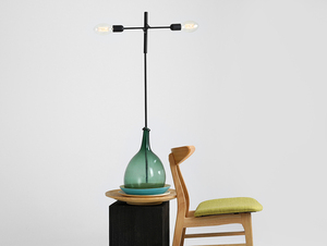 TWIGO FLOOR 2 golvlampa - svart small 1
