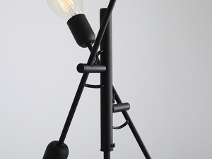 TWIGO FLOOR 4 golvlampa svart, 4 × E27, 160 cm, CustomForm small 4