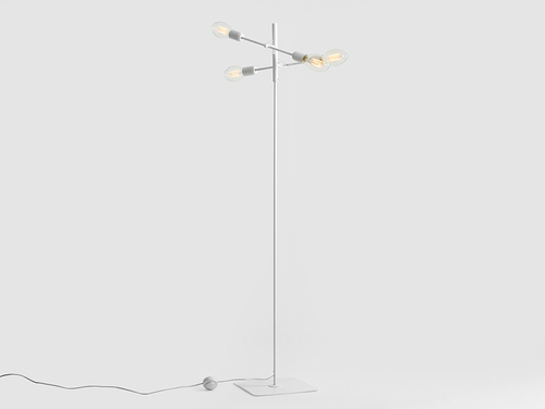 Kontrollera TWIGO FLOOR 4 golvlampa - vit