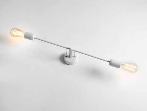 Kontrollera Vägglampa TWIGO WALL 2 L - vit
