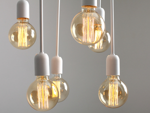 VANWERK TALL taklampa - vit small 4