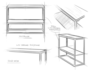 Konsol JULITA SOLID WOOD 92-1F small 5