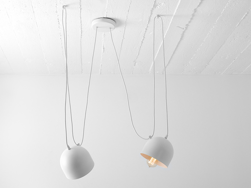 Kontrollera Vit pendellampa CustomForm POPO 2, 2 × E27