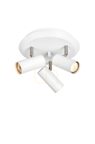 Kontrollera Plafond Markslojd Barcelona 3L vit metall 31 cm 107349