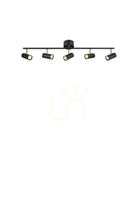 Plafond Markslojd BARCELONA 5L svart metall 107351 small 0