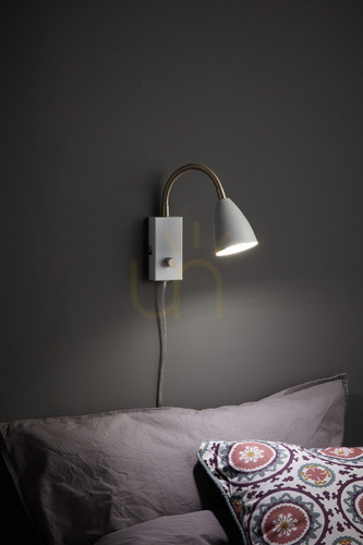 Kontrollera Vägglampa Markslöjd CIRO Flex 107410 vit stål LED dimmer