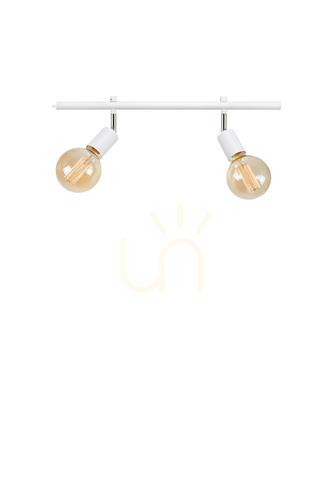 Kontrollera Plafond Markslojd EXPAND 2-ljus 50 cm vit metall 107513