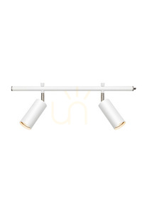 Plafond Markslojd EXPAND 107515 2-ljus vit metall 52 cm small 0