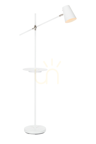 Kontrollera Golvlampa Markslojd Linear USB vit metall 107308