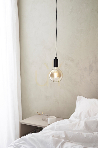 Kontrollera Pendant Light Markslöjd SKY Black Metal E27 107366