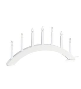 Ljusstake Markslojd ATLE 7L vit trä 40 cm 704830 small 1