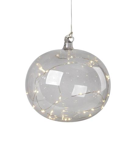 Kontrollera Hängande dekoration Markslojd Rope 18 cm glas bränd 704863