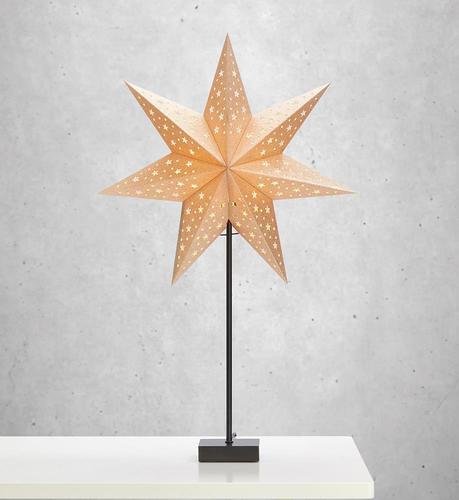 Kontrollera Stjärna Markslojd Solvalla Tablestar 69 cm svart/guld 704454
