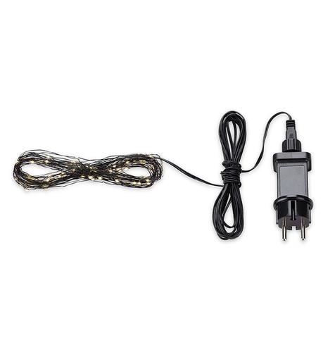 Kontrollera LED-ljusslinga Markslojd Fenix 80 svart IP44 7,9 m 704482