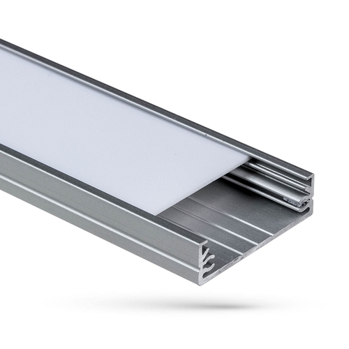 Kontrollera Wojwide Aluminiumprofil Med Mjölktäckning 1 Mb Lampskärm G