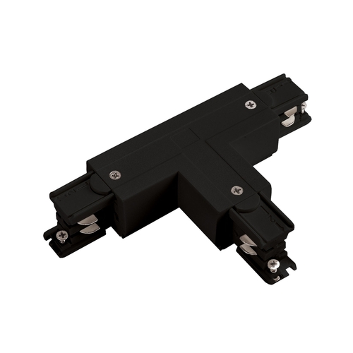 Kontrollera T-Link vänster svart, 3F Eurostandard samlingsskena - EUTRAC - Spectrum T-L1
