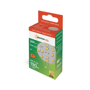 Led G4 12 V 2 W 12 Led Ww 30 Mm Spektrum 1 Led G4 12 V 2 W 12 Led Ww 30 Mm Spektrum small 1