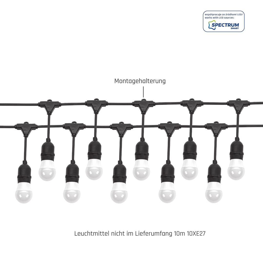 Förhandsvisning Garland 10 M 10 Xe27 Kombinerat spektrum Garland 10 M 10 Xe27 Kombinerat spektrum