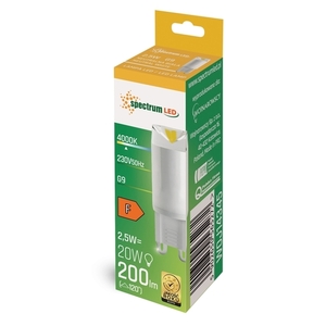 Led G9 230 V 3 W Nw Ceramic Spectrum small 1