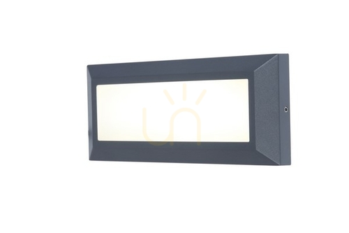 Kontrollera Utomhus vägglampa Lutec HELENA antracit LED 10W 4000K IP54 5191601118
