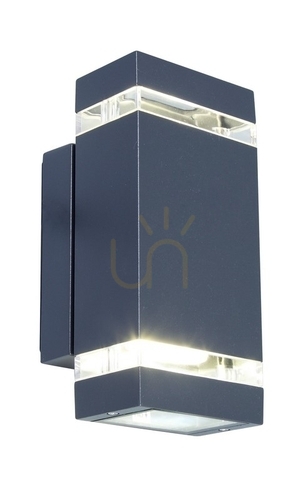 Kontrollera Vägglampa för utomhusbruk Lutec Focus LED antracit 23,5 cm 5605013118