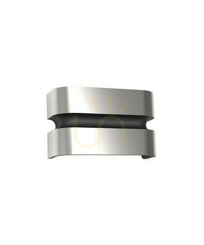 Kontrollera Vägglampa utomhus Lutec MAYA LED 15W silver rostfritt stål 5198302001