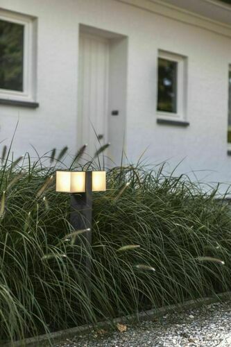 Kontrollera Belysningsstolpe Lutec Cuba LED 23W antracit 75 cm