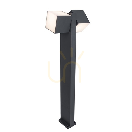 Kontrollera Belysningsstolpe Lutec Cuba LED 23W antracit 75 cm