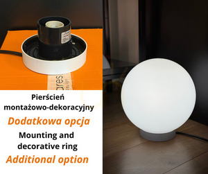 Trädgårdsboll Luna Ball Lunares vit 25/30/40 cm LED E27 IP44 LBS253040ZL small 16