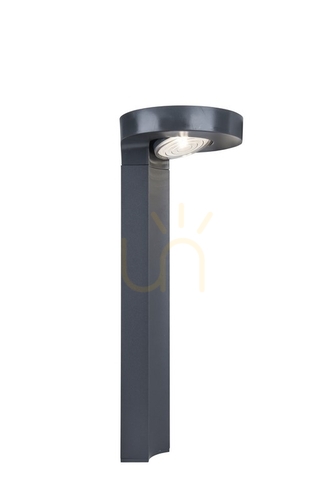 Kontrollera Utomhus stolplampa Lutec DISO LED grå 17,5 cm 6906703335