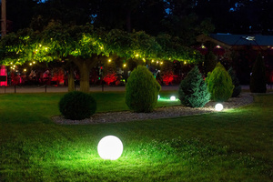 Trädgårdsbollar Lunares Luna Ball 20/25/30/40 cm vit IP44 E27 LED LBS20253040ZL small 10