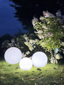 Trädgårdsbollar Lunares Luna Ball 20/25/30/40 cm vit IP44 E27 LED LBS20253040ZL small 12