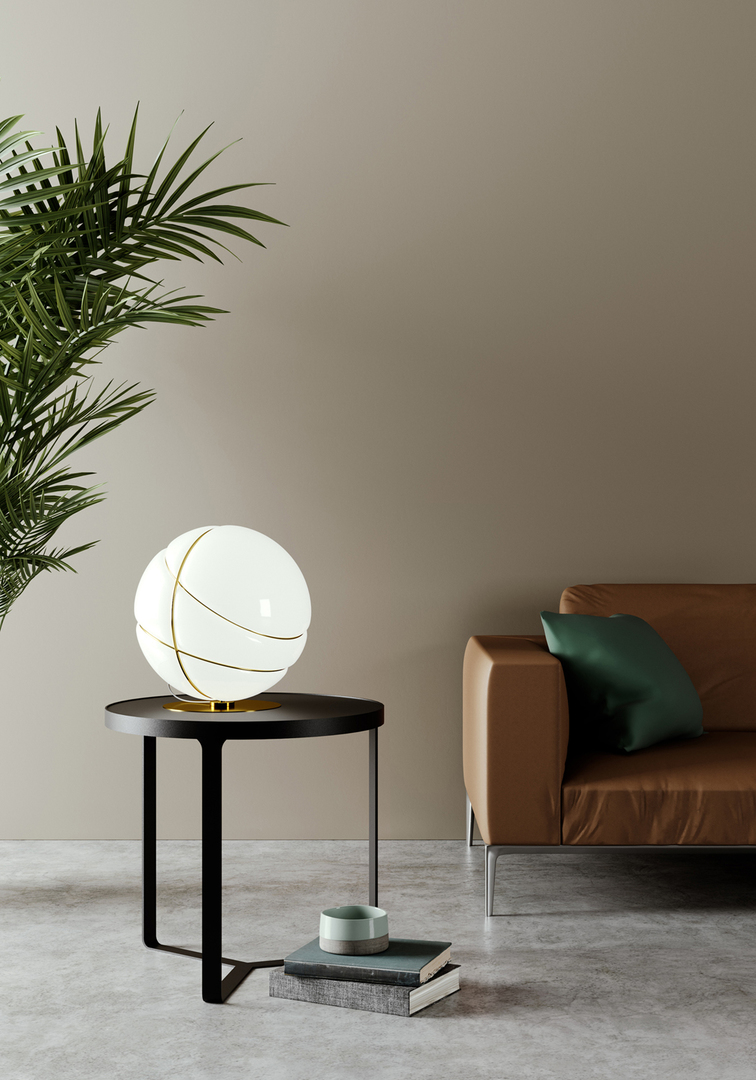 Förhandsvisning Hängande lampa Fabbian Armilla F50 13W - vit och krom - F50 A03 01 Hängande lampa Fabbian Armilla F50 13W - vit och krom - F50 A03 01