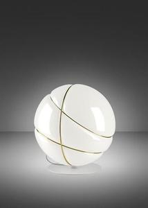 Fabbian Armilla F50 13W bordslampa - vit och guld - F50 B05 01 small 0