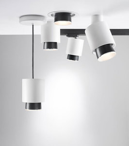 Hängande lampa Fabbian Claque F43 20W 10cm - Vit - F43 A02 01 1 Hängande lampa Fabbian Claque F43 20W 10cm - Vit - F43 A02 01 small 1