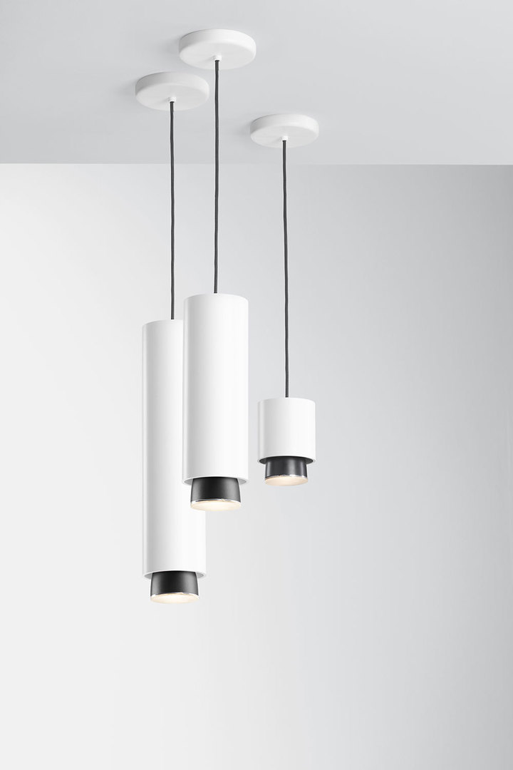 Visa Hängande lampa Fabbian Claque F43 20W 10cm - Vit - F43 A02 01 Hängande lampa Fabbian Claque F43 20W 10cm - Vit - F43 A02 01