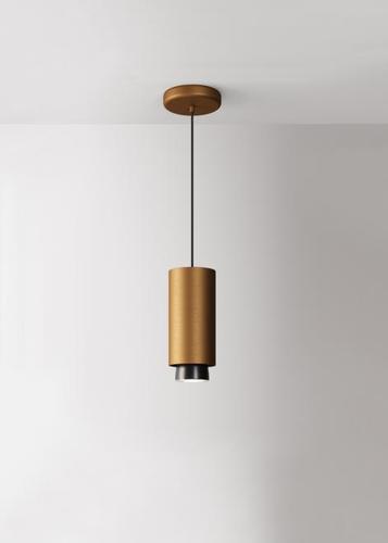 Kontrollera Hängande lampa Fabbian Claque F43 20W 20cm - Brons - F43 A03 76