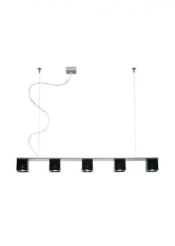 Kontrollera Fabbian Cubetto taklampa - svart - D28 A06 02
