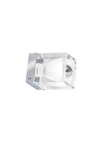 Kontrollera Fabbian Cubetto vägglampa - Transparent - D28 G01 00